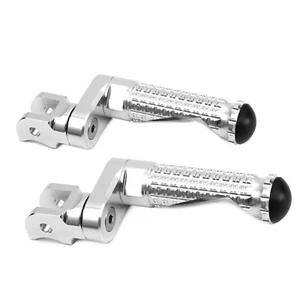 Silver MPRO Front 25mm Lowering Foot Pegs For XJR 1300 SP 04-08 09 10 11 12 - Imagen 1 de 7