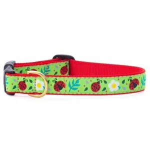 Ladybugs Dog Collar, Lead 5 Feet, Harness Narrow & Wide - Picture 1 of 5