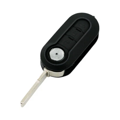 New Key Shell fit for FIAT 500 Punto Panda Stilo Brava Remote Flip Key 3 Button - Image 1 of 3