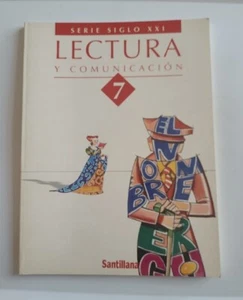 LECTURA Y COMUNICACIÓN 7 Serie Siglo XXI LIBRO 2000 Escuela PUERTO RICO VINTAGE - Picture 1 of 13