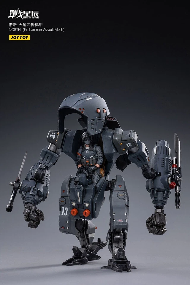 In Stock JOYTOY Battle for the Stars NORTH（Firehammer Assault Mech） 1/18 Scale - Image 1 of 4