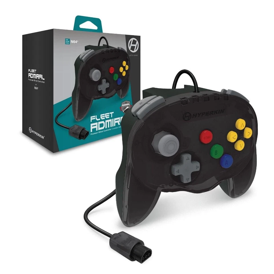 Hyperkin Fleet Admiral Premium Wired Controller for Nintendo N64 - 111a