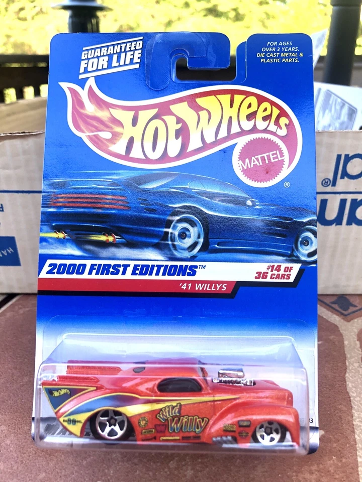 2000 Hot Wheels First Editions '41 Willys Orange 1/64 Diecast NEW - Image 1 of 1