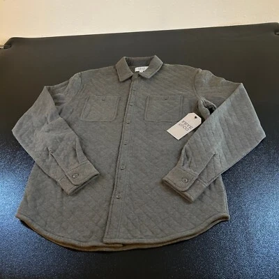 Frye & Co Camisa Acolchada Chaqueta Bolsillos Abotonados Verde Oscuro Brezo Para Hombres Mediana Foto 1 de 4