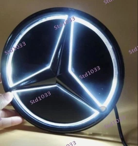 Glowing Led Emblem Star Logo Light For Mercedes Benz C CLA CLS A GLB Class 19-21 - Picture 1 of 1