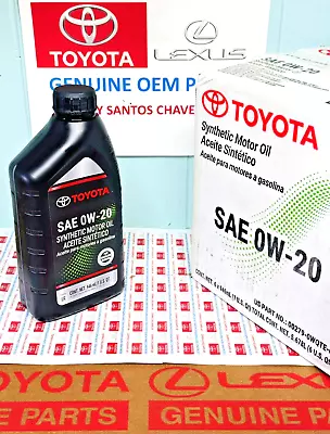 Óleo de motor sintético Toyota/Lexus 6 quartos 00279-0WQTE-01 SAE0W-20 ORIGINAL DO FABRICANTE - Imagem 1 de 4