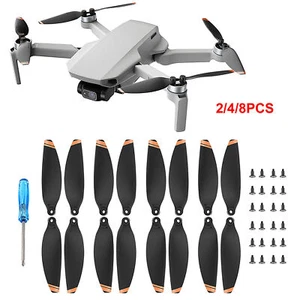 Juego de accesorios de hoja de ala de hélices de bajo ruido de 2/4/8 piezas para DJI Mini 2 drones - Imagen 1 de 15