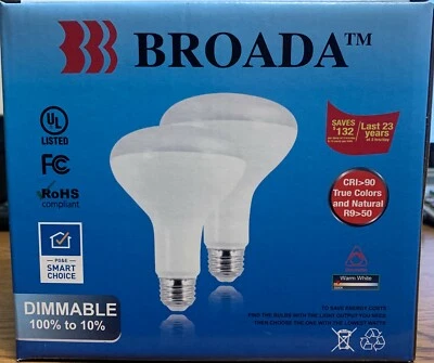 BROADA Led Flood Bulb- Warm White- (3000K) (Dimmable) - Image 1 of 4