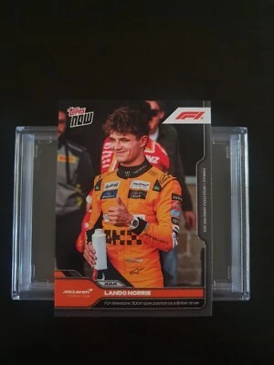 Topps Now F1 2024 #59 Lando Norris - F1 Milestone: 300th pole position by a Brit - Image 1 of 4