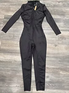 SKIMS Jumpsuit Damen Größe: Small Onyx Glanz Langarm Body Neu Mit Etikett - Bild 1 von 8
