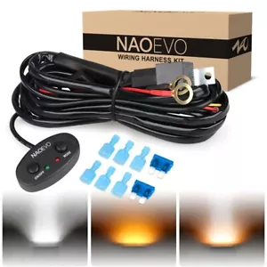 Wiring Harness 12ft Specially Customized For 6 Modes Led Light Bar 12v 40a Relay - Picture 1 of 5