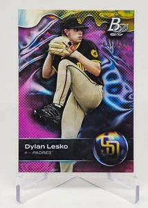 Dylan Lesko 2023 Bowman Platinum Pink /199 #TOP-77 Strahlen Prospekt - Bild 1 von 3