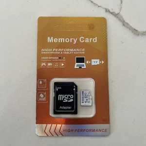 Adaptador Micro SD + Tarjeta de Memoria de 1TB Alto Rendimiento ¡NUEVO Y SELLADO DE FÁBRICA! - Imagen 1 de 3