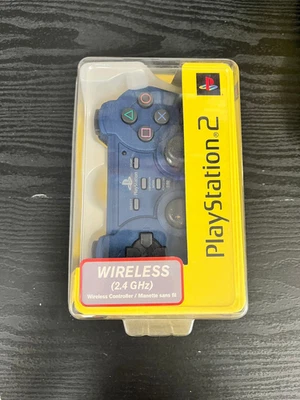 Sony Playstation 2 Wireless Force 2 Katana Controller Blue New Sealed Official - Image 1 of 4