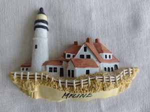 Vintage Maine Leuchtturm Souvenir Magnet - Bild 1 von 5