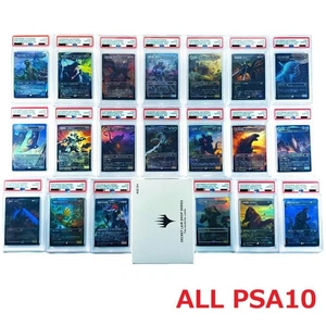 MTG Godzilla Crossover Complete PSA10 Set Ikoria Foil JPN Secret Lair Lands - Picture 1 of 6
