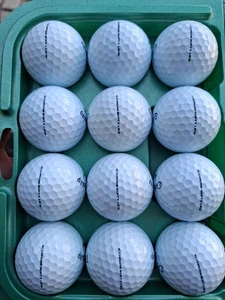 12 pelotas de golf Callaway cromadas suaves LS 1 docena de perlas/grado A - Imagen 1 de 2
