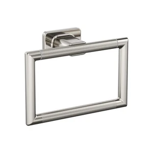 Amerock BH26612 Esquire 5-1/4" Wall Mounted Towel Ring - Nickel - Picture 1 of 12