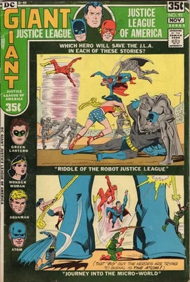 Justice League of America #93 Justice Society app., Bronze Age DC, 1971 - Image 1 of 2
