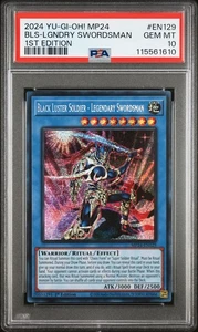2024 Yu-Gi-Oh Black Luster Soldier - Legendary Swordsman EN129 PSA 10 (Aug 25) - Picture 1 of 2