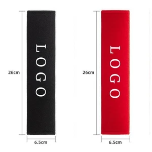 2-piece car truck seat belt soft shoulder pad with protective cover-- - Picture 1 of 4