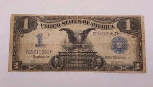 1899 $1 Silver Certificate Fr-229a - "Black Eagle" Vernon/McClung - Picture 1 of 12
