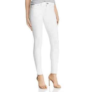Rag & Bone Womens White High Rise Stretch Skinny Jeans 30 BHFO 6029 - Picture 1 of 2