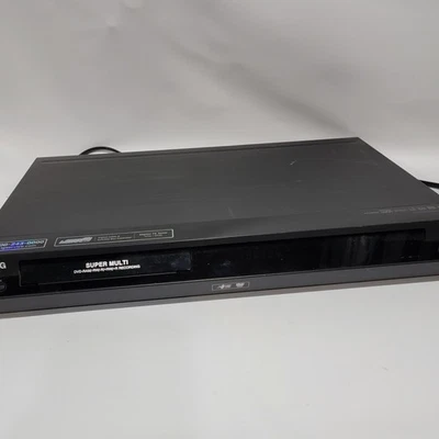 LG DVD Recorder DR787T Black Super Multi RW RAM HDMI Dolby Digital 2007 Untested - Image 1 of 4