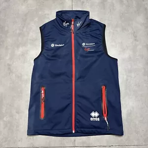 Gilet de course Errea Virgin homme petite équipe bleue Envision vêtements de sport zip up - Photo 1/9