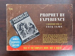 PROPHET BY EXPERIENCE by Jack Iams, Armed Services Edition #N-20 - Picture 1 of 4