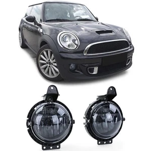 Klarglas Nebelscheinwerfer Schwarz Smoke für Mini R55 R56 R57 R58 R59 06-13 - Picture 1 of 8