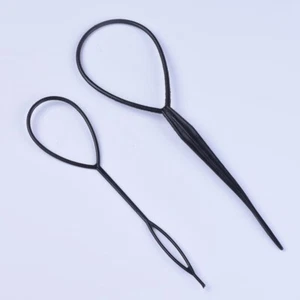 2Pcs/Set Plastic Hair Styling Tools Bun Maker Tail Braid Ponytail Maker DIY - Picture 1 of 3