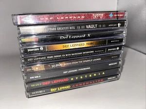DEF LEPPARD • X Import Hyateria Promo Vault Yeah Bonus Disc Pyromania Slang + - Picture 1 of 21