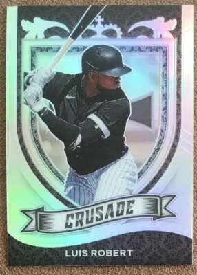2021 Panini Chronicles Crusade Silver Prizm Luis Robert #21 - Image 1 of 2
