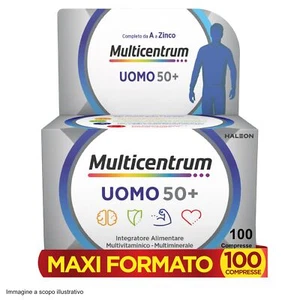 Multicentrum Uomo 50+ Integratore Alimentare Multivitaminico Completo con Vit... - Foto 1 di 8