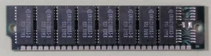 Samsung KMM581000A-8 SIMM RAM , 30-Pin, 1MX8, 80ns, CMOS, PSMA30 - Picture 1 of 3