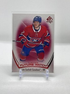 2021-22 SP Authentic Cole Caufield Future Watch RC Limited Red #101