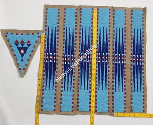 Handgefertigte alte amerikanische Sioux Perlenarbeit für den Krieg Shirts/Hose/Leggings B3 - Bild 1 von 1