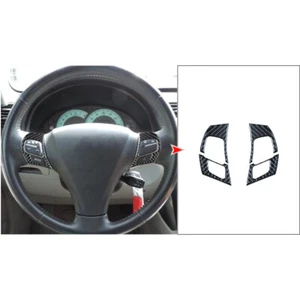 Steering Wheel Buttons Trim Cover Carbon Fiber Interior For TOYOTA CAMRY 2007-11 - Picture 1 of 11