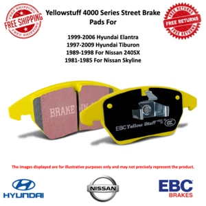 EBC Yellowstuff Brake Pad Set Rear For Hyundai Elantra / Tiburon & Nissan 240SX - Picture 1 of 6