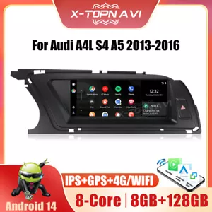 8.8" Android 14 Multi-media 8-Kern Autoradio SWC DAB+ WIFI Für Audi A4/A5/B8/S4 - Bild 1 von 18