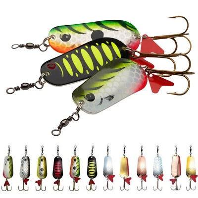 DAM Effzett Standard Blinker 6 16 22 30 45 60 g Barsch Hecht Wels Raubfisch - Bild 1 von 4