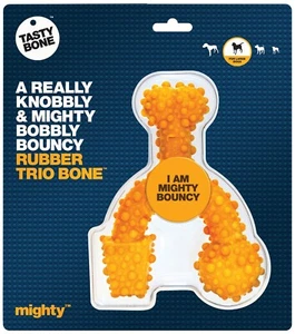 TastyBone Mighty Tough Nylon TrioBone Dog Toy - Suitable for Large Dogs - Picture 1 of 3