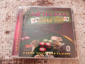 Metropolis Card Club Casino Estilo Juego de Cartas, 2001 Interplay - Imagen 1 de 4
