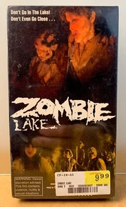 ZOMBIE LAKE T-Z Video VHS cult horror gore FACTORY SEALED + STICKER - Picture 1 of 6