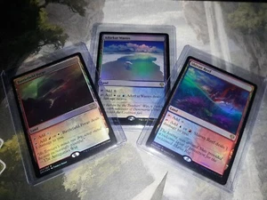 Jeskai Pain/Dual-lands MTG FOIL Battlefield Forge, Adakar Wastes, Shivan Reef NM - Bild 1 von 2