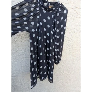 Anthropologie Maeve Langarm transparentes Minikleid Gr. XS - Bild 1 von 10