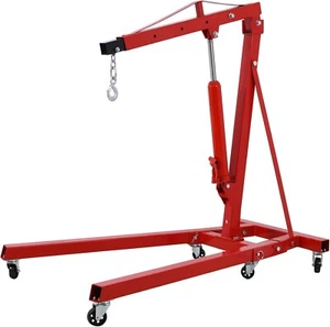 0.5-2 TON Adjustable Engine Hoist Cherry Picker Workshop Shop Crane Lift - Picture 1 of 6