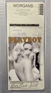 Anna Nicole Smith RARE Full Name Signature on Morgans Hotel Receipt PSA/DNA - Imagen 1 de 6