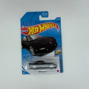 2023 Hot Wheels '95 Mazda RX-7 Black - 1:64 #88/250 - Picture 1 of 1